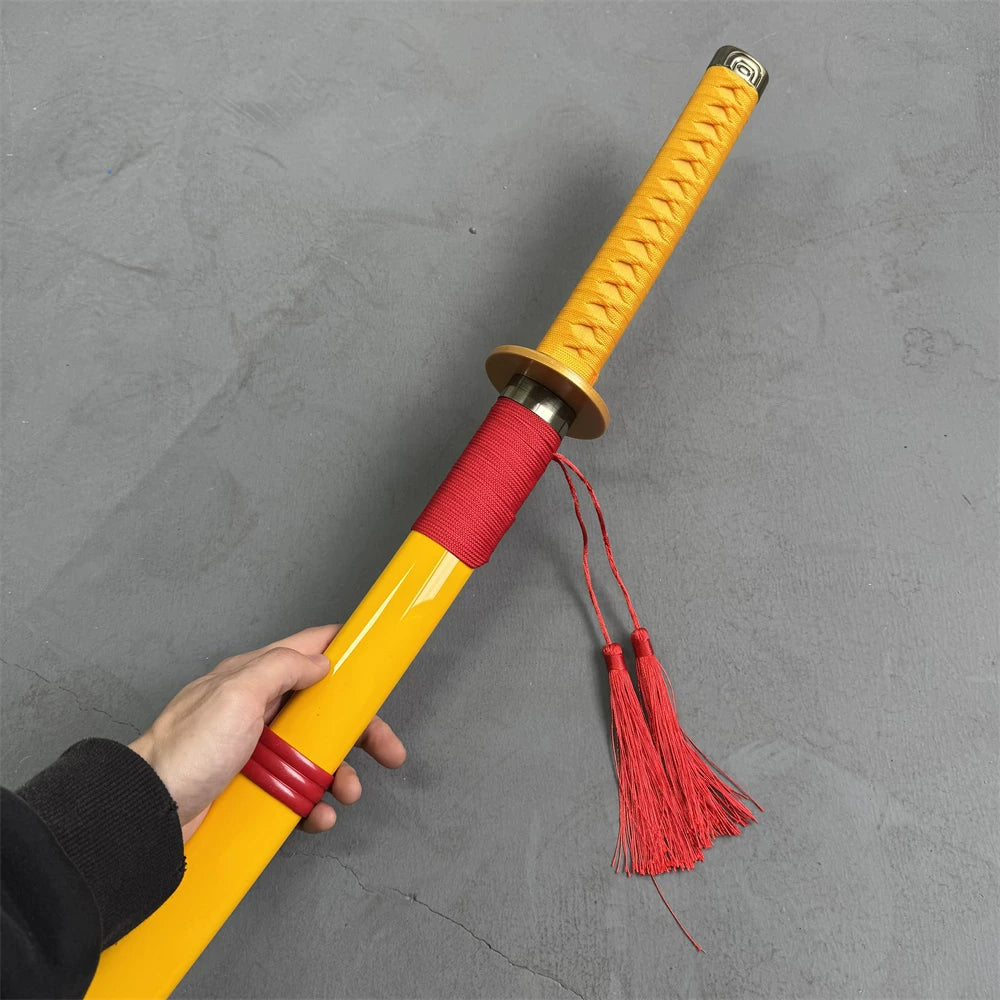 Flame Disaster King's famous sword: wooden One Piece anime merchandise weapon, One Piece cosplay weapon, samurai wooden sword